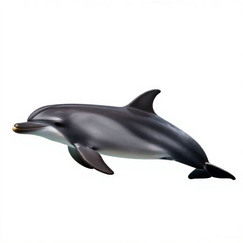 Dolphin isolated on a white background