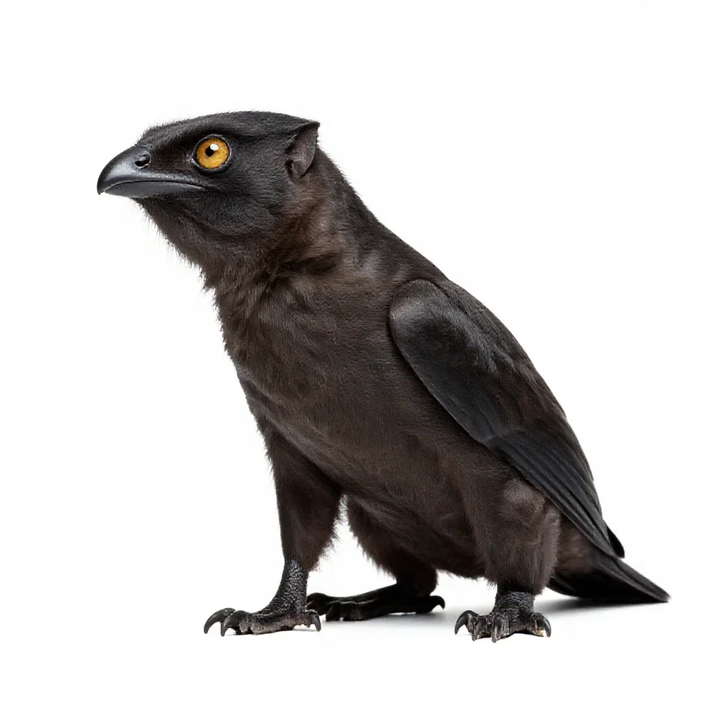 False vampire isolated on a white background