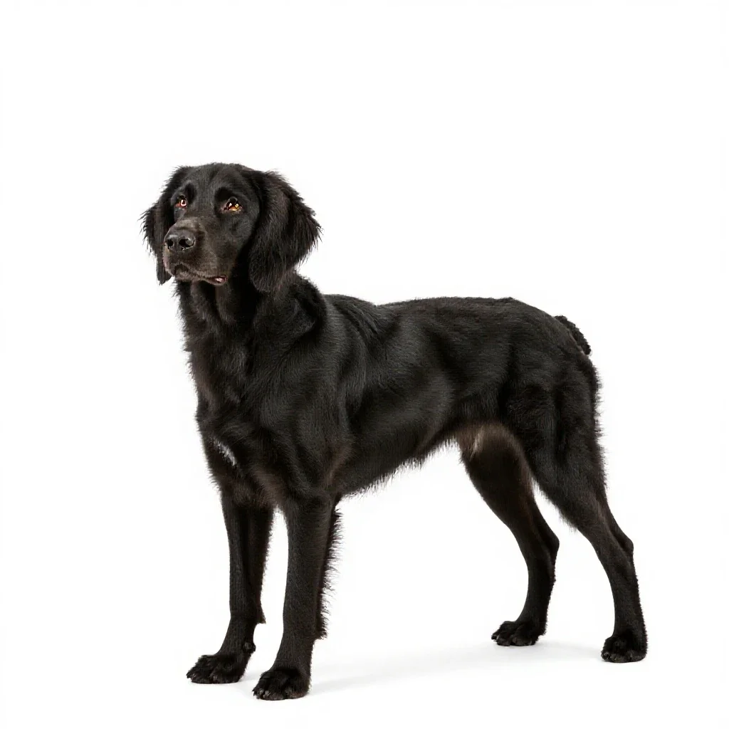 Field spaniel isolated on a white background