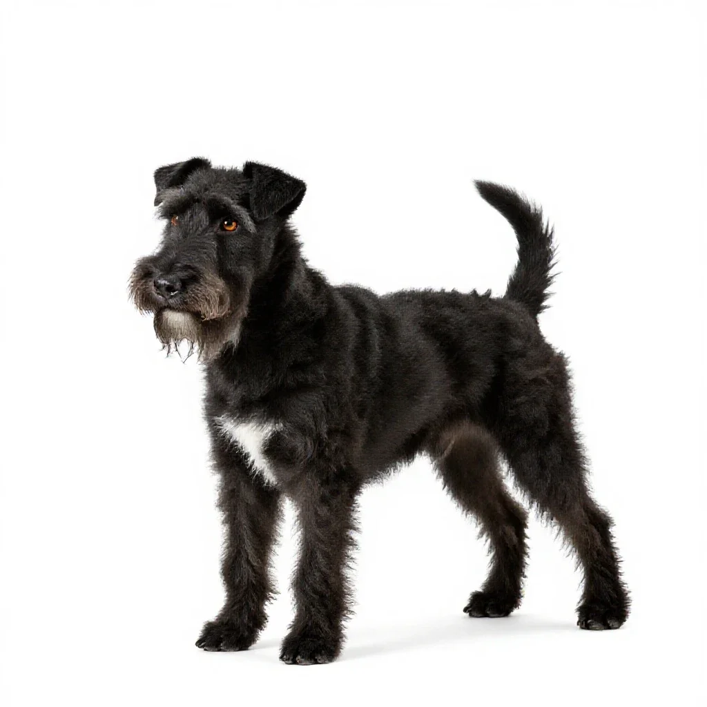 Fox terrier isolated on a white background
