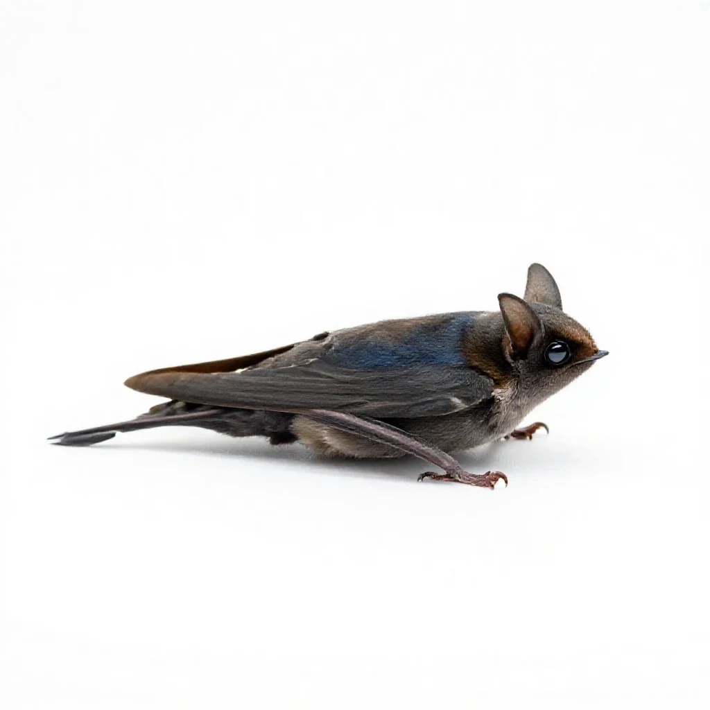 Freetail isolated on a white background