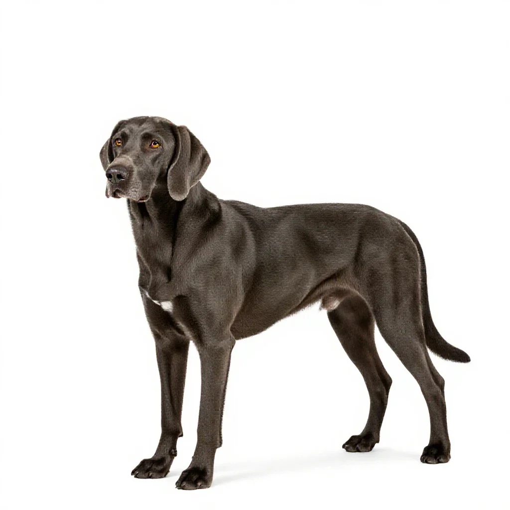 Hound isolated on a white background