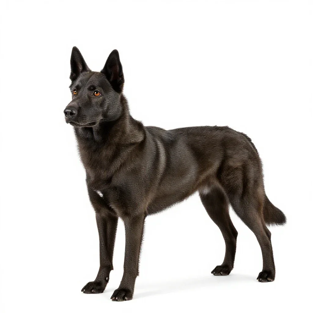 Housedog isolated on a white background