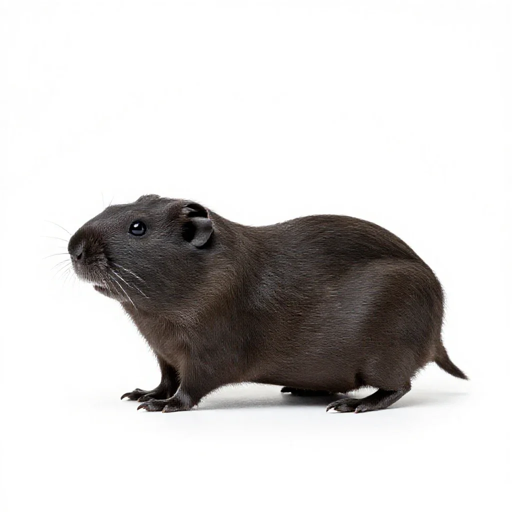 Jird isolated on a white background