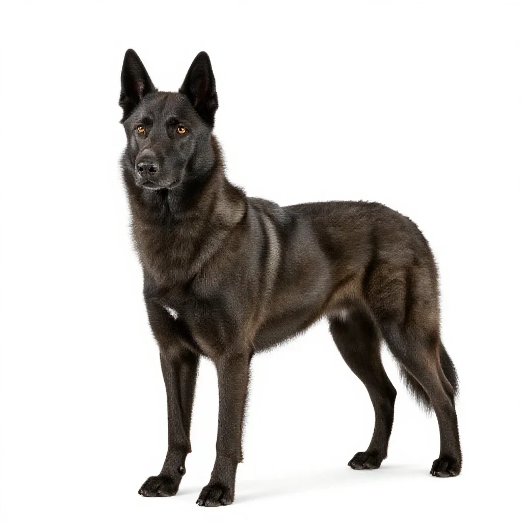 Kelpie isolated on a white background
