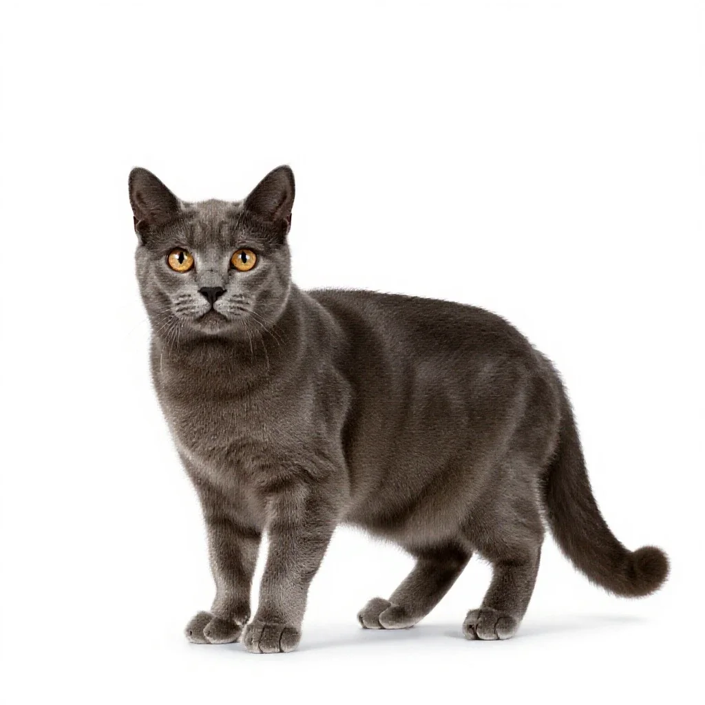Kitty isolated on a white background