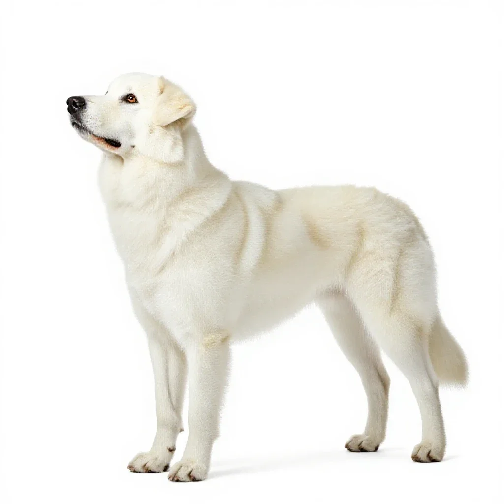 Kuvasz isolated on a white background