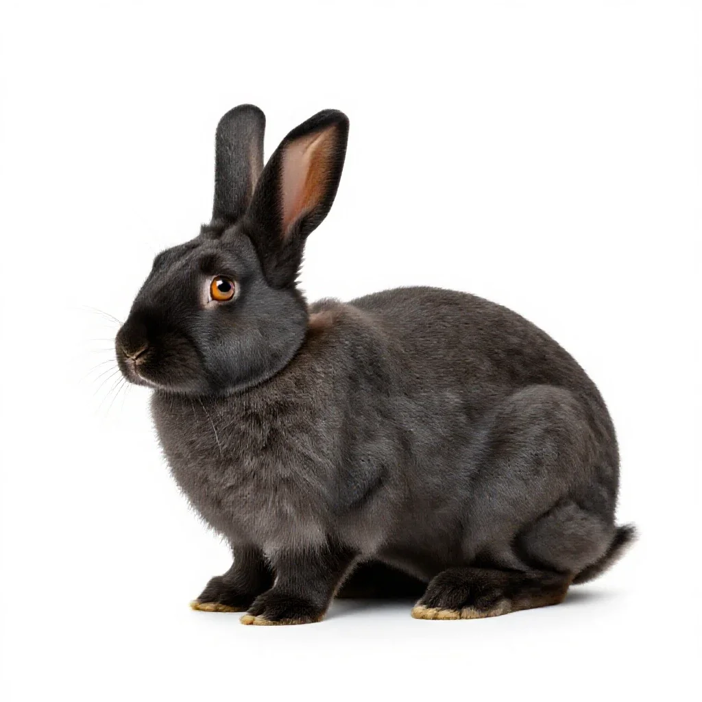 Leporid isolated on a white background