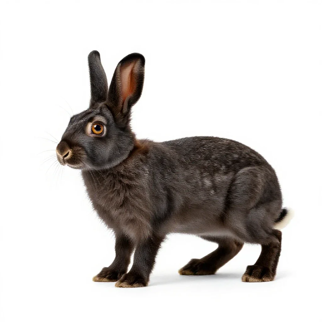 Leveret isolated on a white background