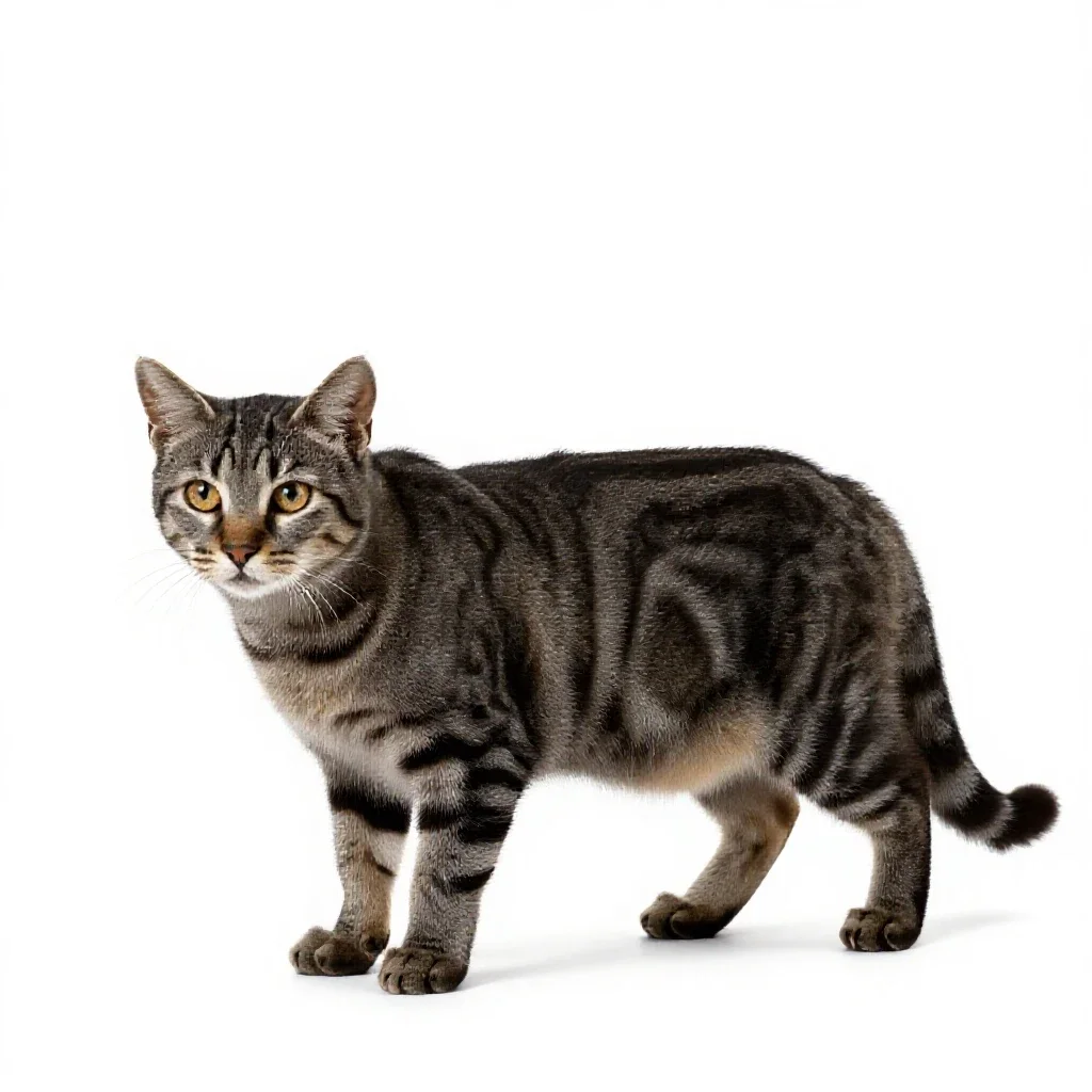 Margay isolated on a white background