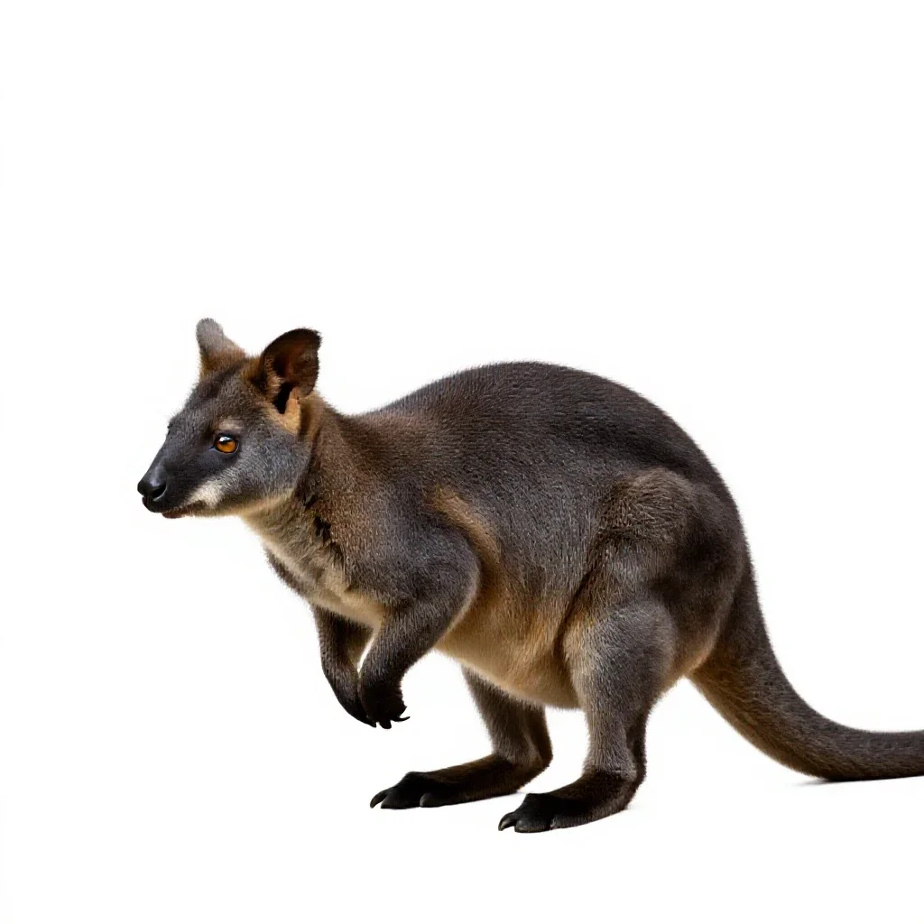 Marsupial isolated on a white background