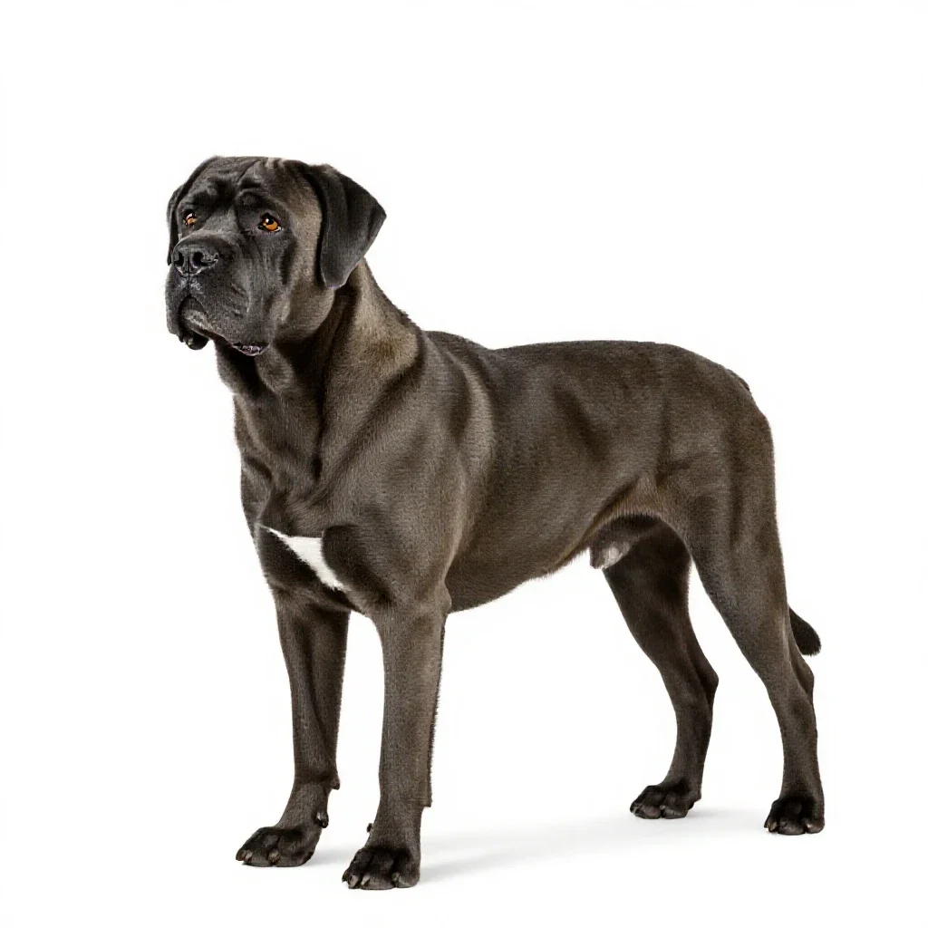 Mastiff isolated on a white background