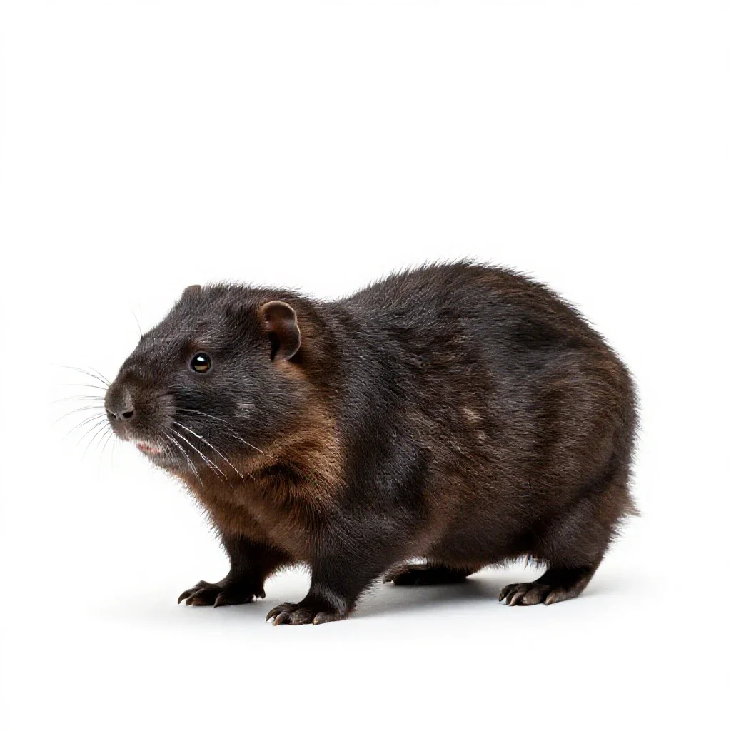 Mole isolated on a white background