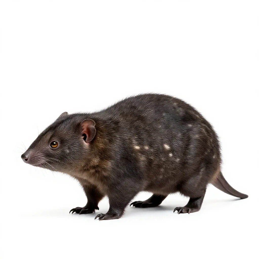 Monotreme isolated on a white background
