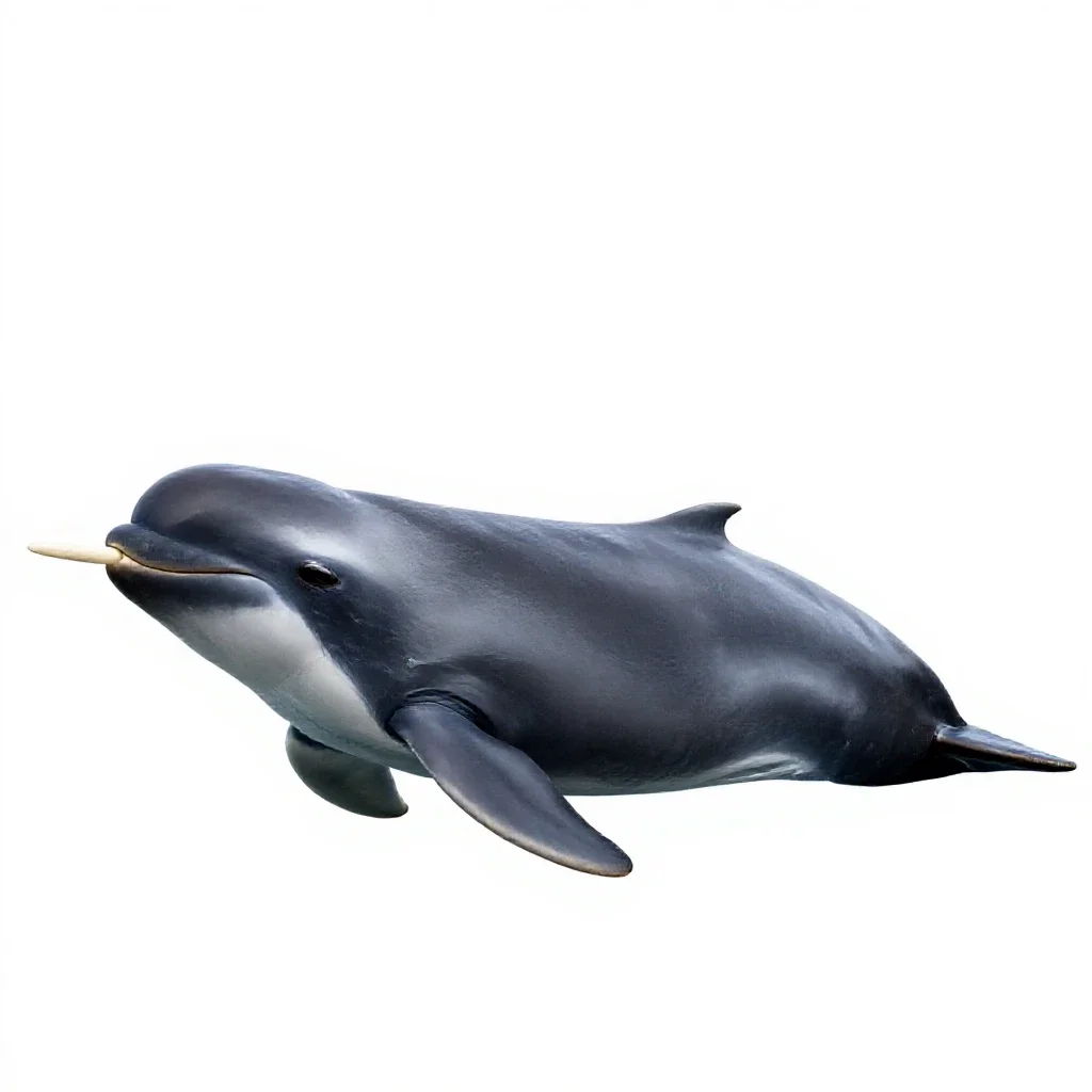 Narwhal isolated on a white background