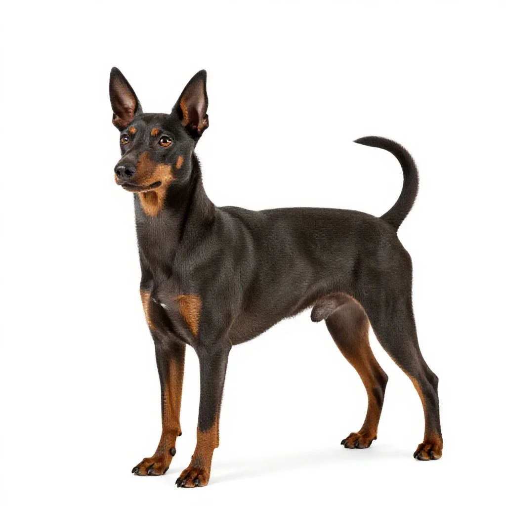 Pinscher isolated on a white background
