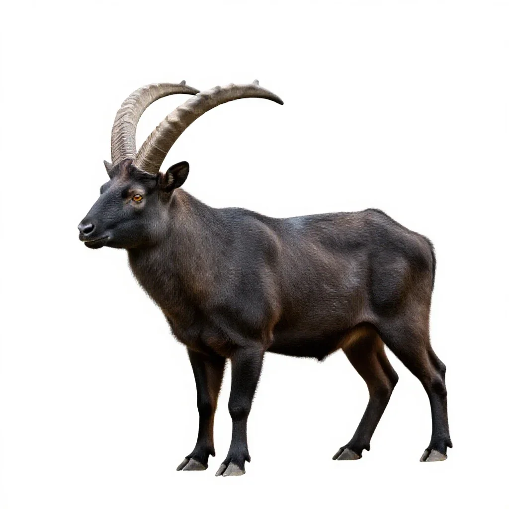 Pollard isolated on a white background