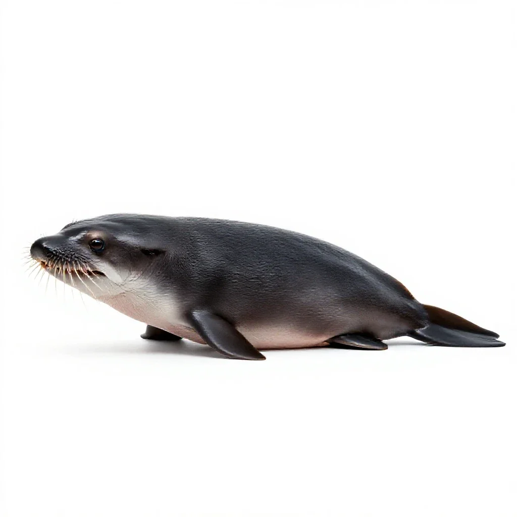 Porpoise isolated on a white background