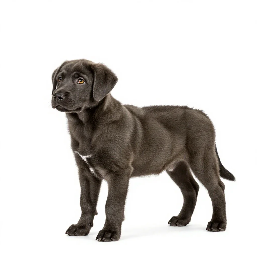 Puppy isolated on a white background