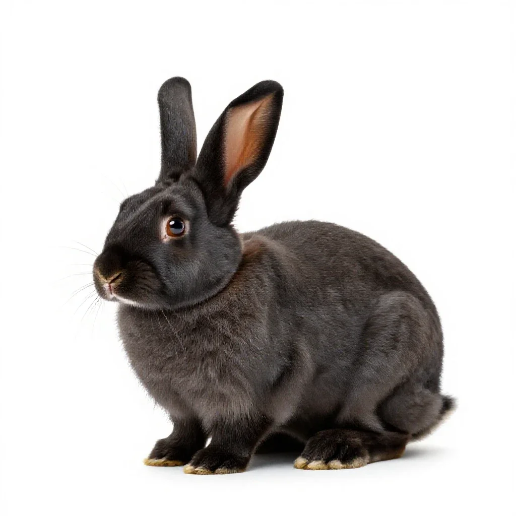 Rabbit ears isolated on a white background