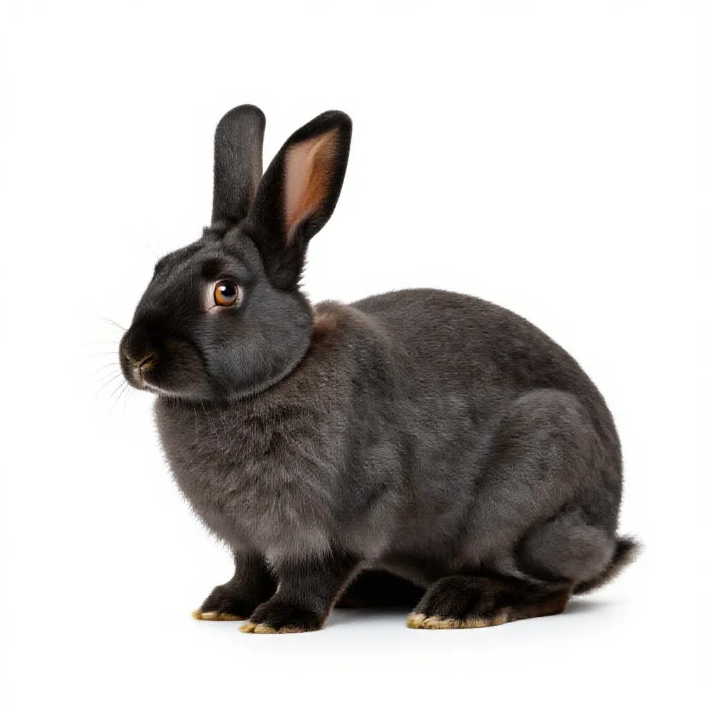 Rabbit isolated on a white background