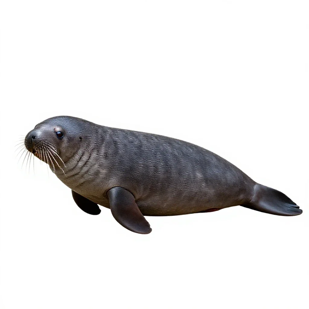 Sea cow isolated on a white background
