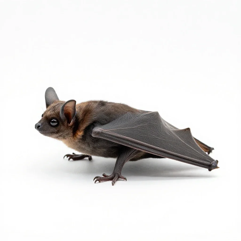 Serotine isolated on a white background