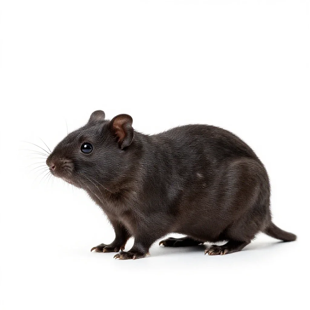 Shrew isolated on a white background