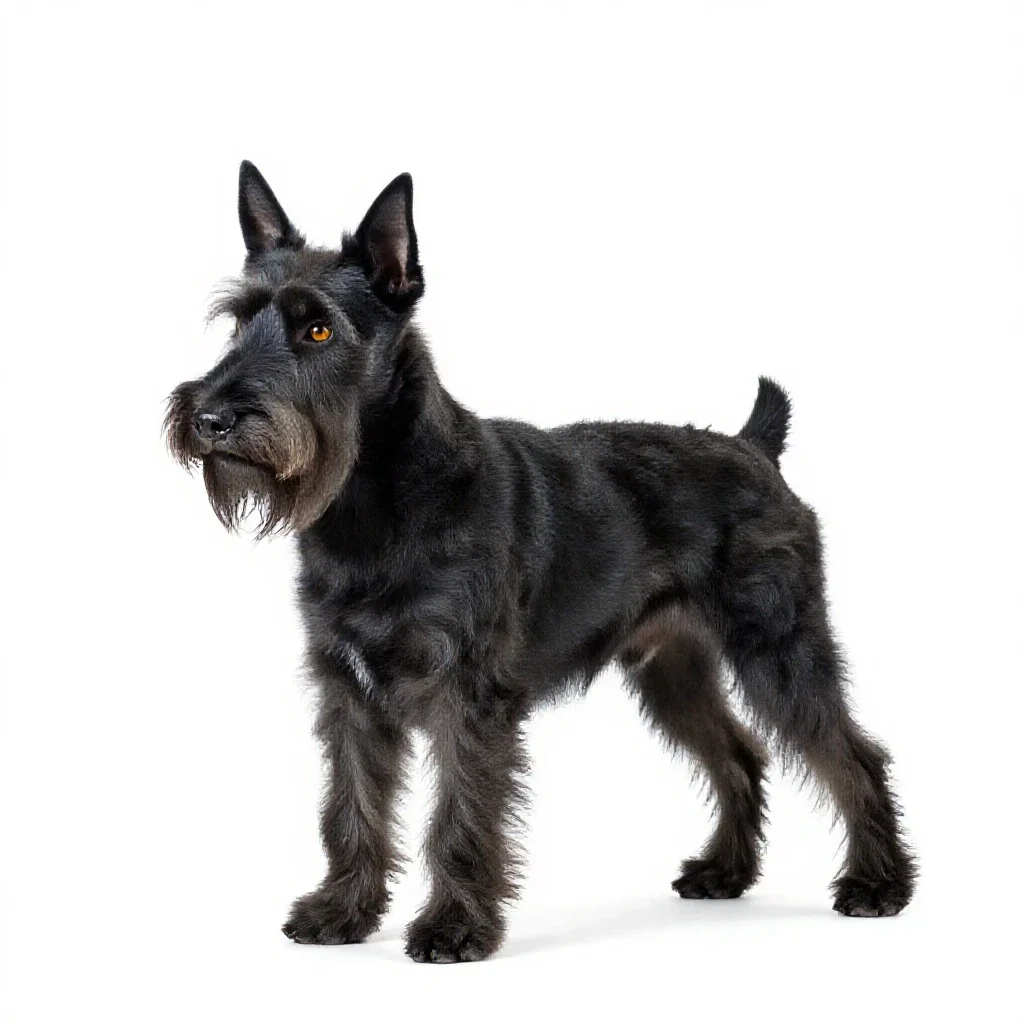 Silky terrier isolated on a white background