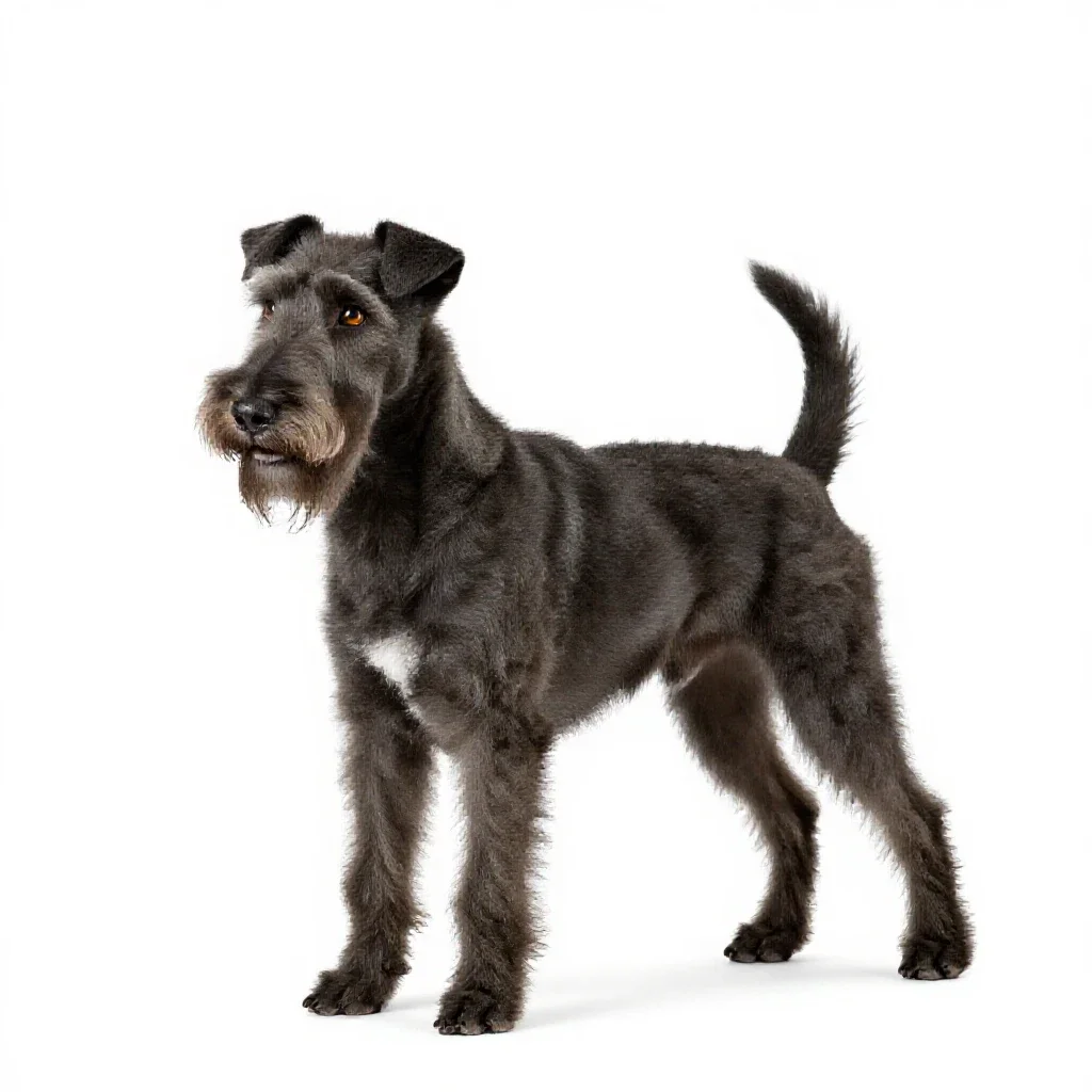 Smooth-haired fox terrier isolated on a white background