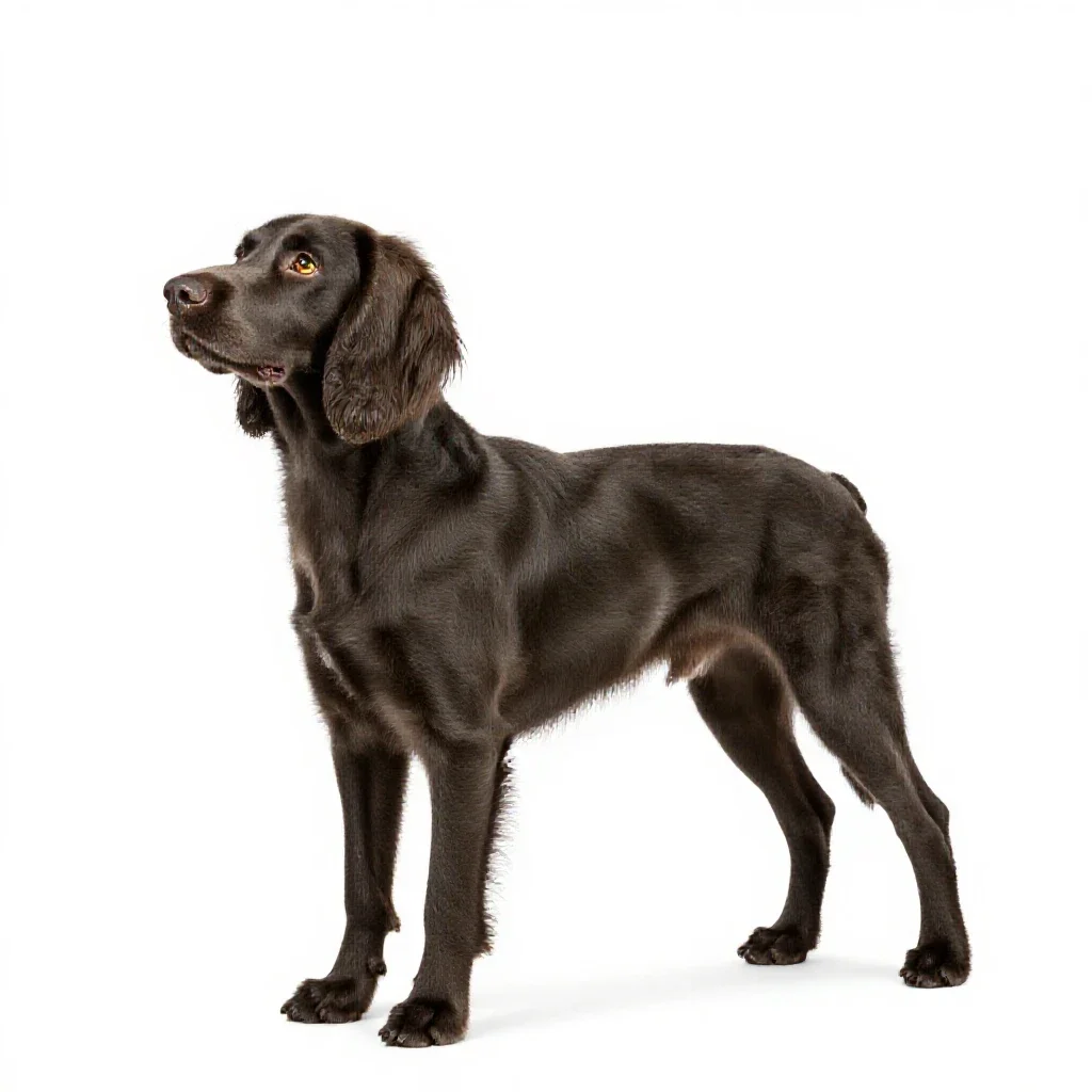 Spaniel isolated on a white background