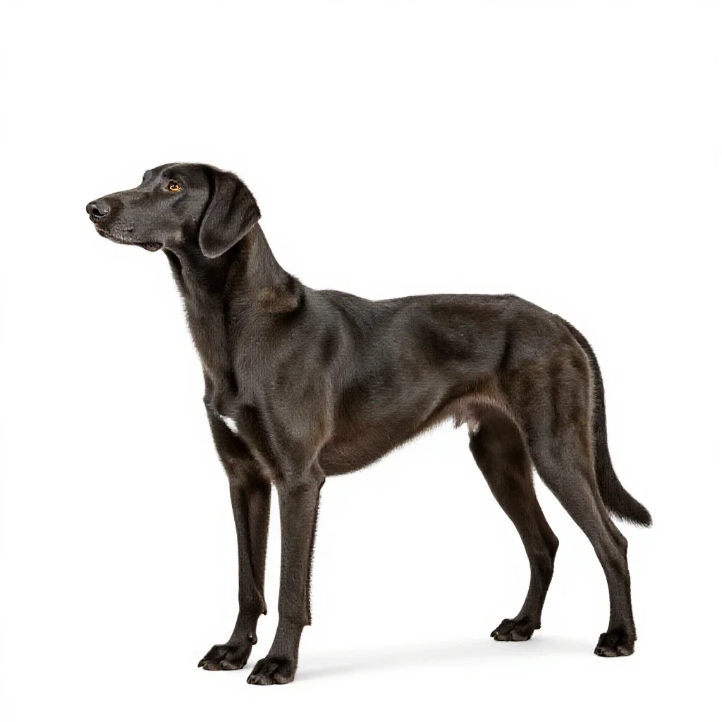 Staghound isolated on a white background