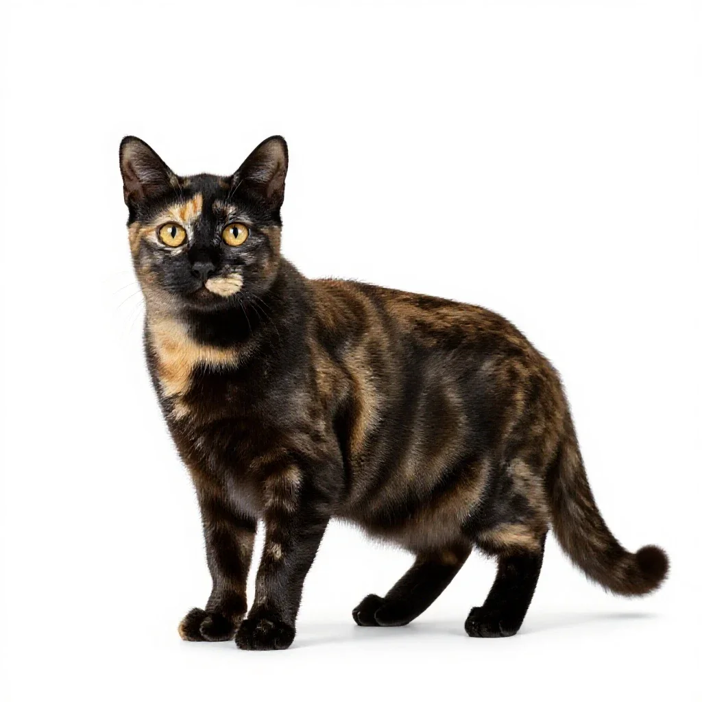 Tortoiseshell isolated on a white background