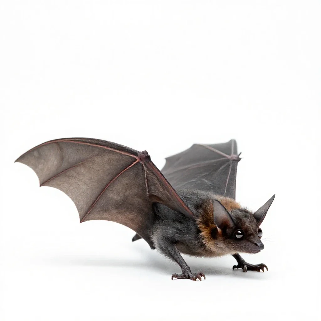 Vampire bat isolated on a white background