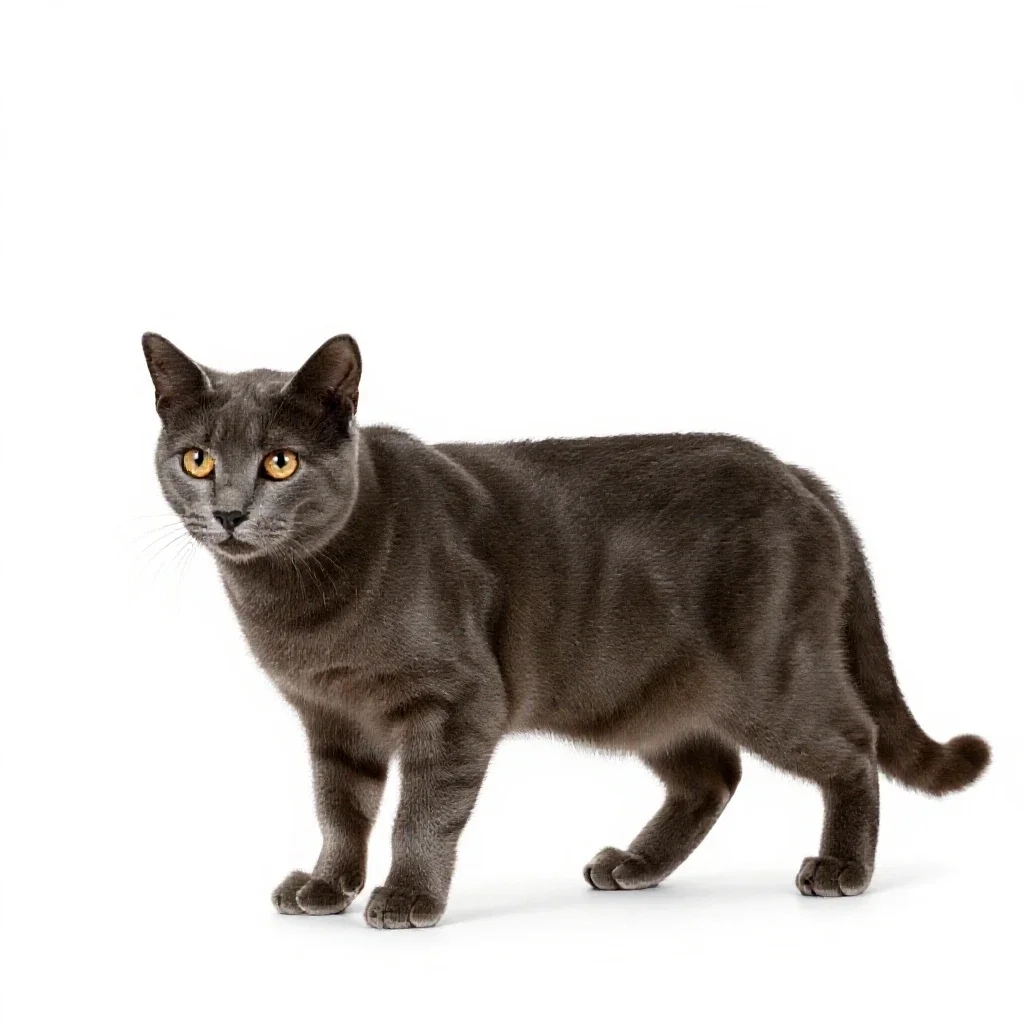 Wildcat isolated on a white background
