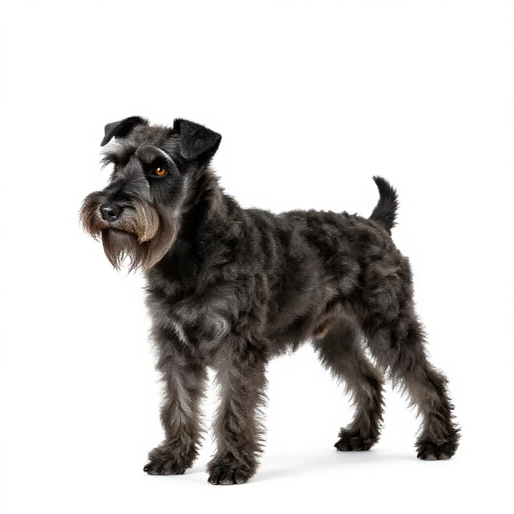 Wirehair isolated on a white background