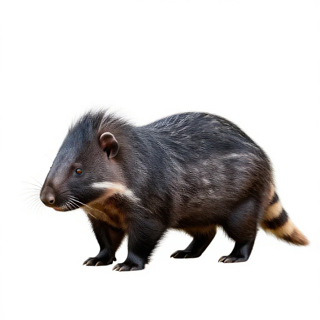 Aardvark isolated on a white background