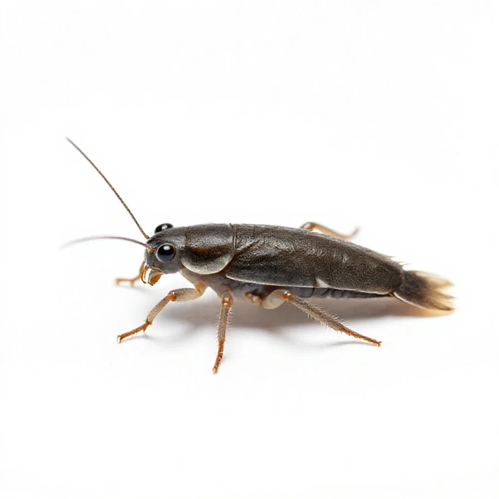 Beach flea isolated on a white background