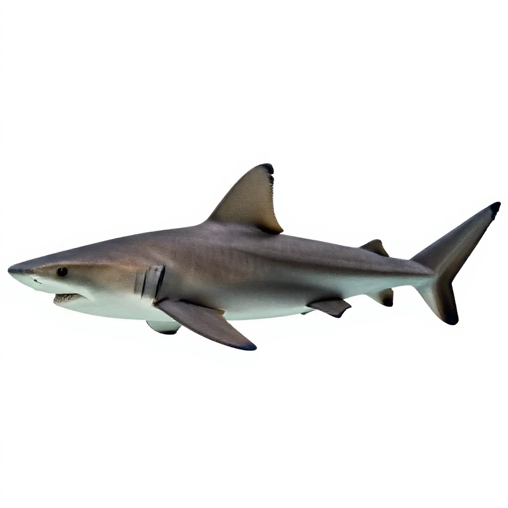 Carpet shark isolated on a white background