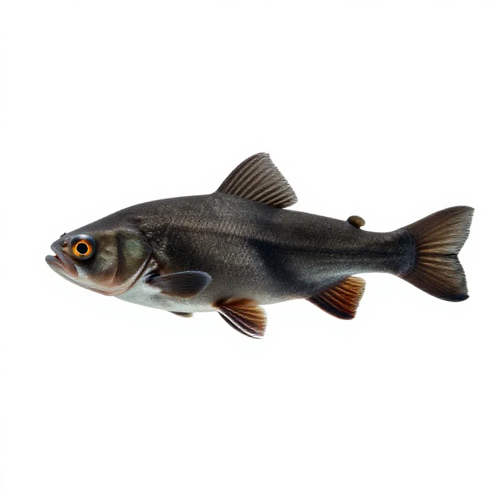 Cartilaginous fish isolated on a white background