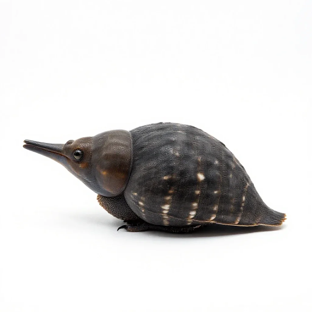 Chiton isolated on a white background