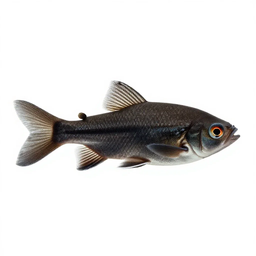 Cyprinodont isolated on a white background