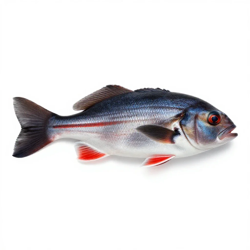 Flagfish isolated on a white background