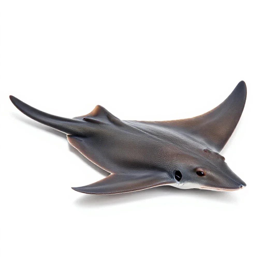 Grey skate isolated on a white background