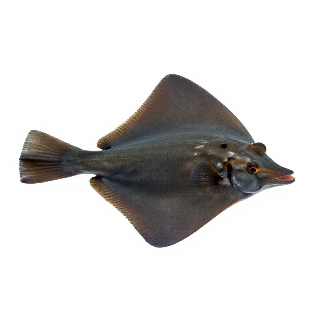 Guitarfish isolated on a white background