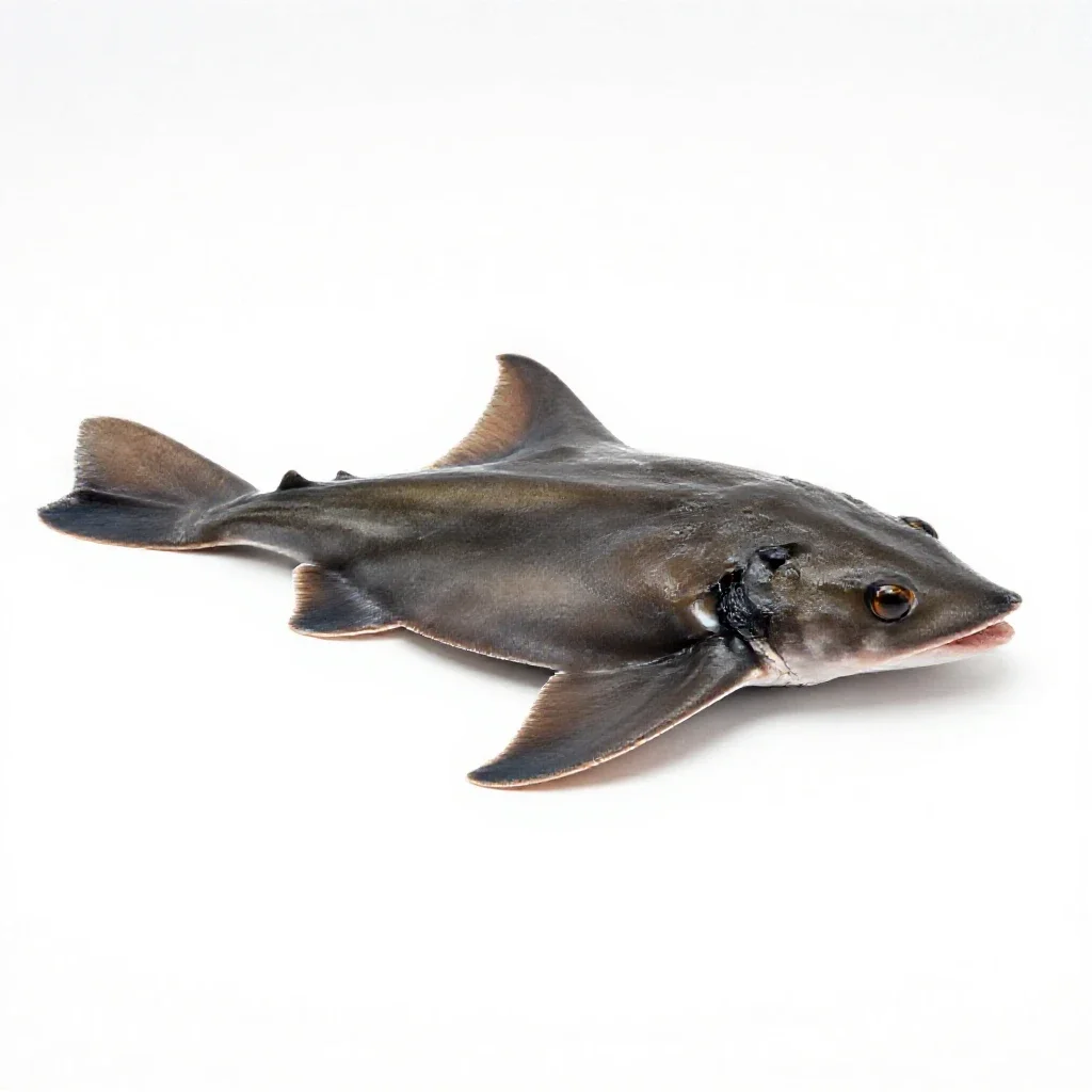 Little skate isolated on a white background