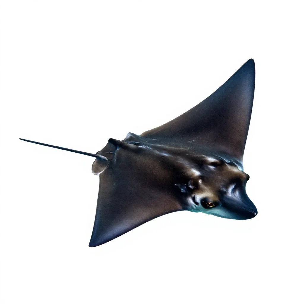 Manta isolated on a white background