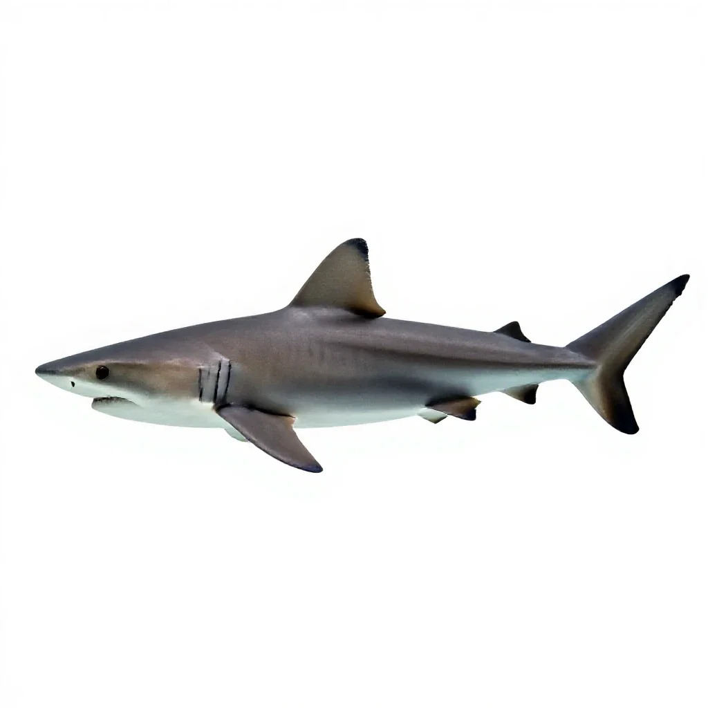 Porbeagle isolated on a white background