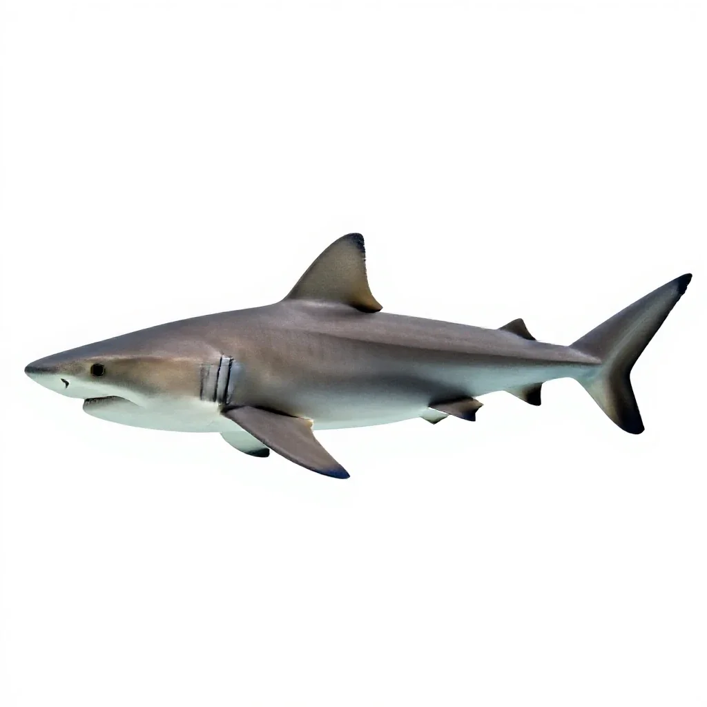 Sandbar shark isolated on a white background