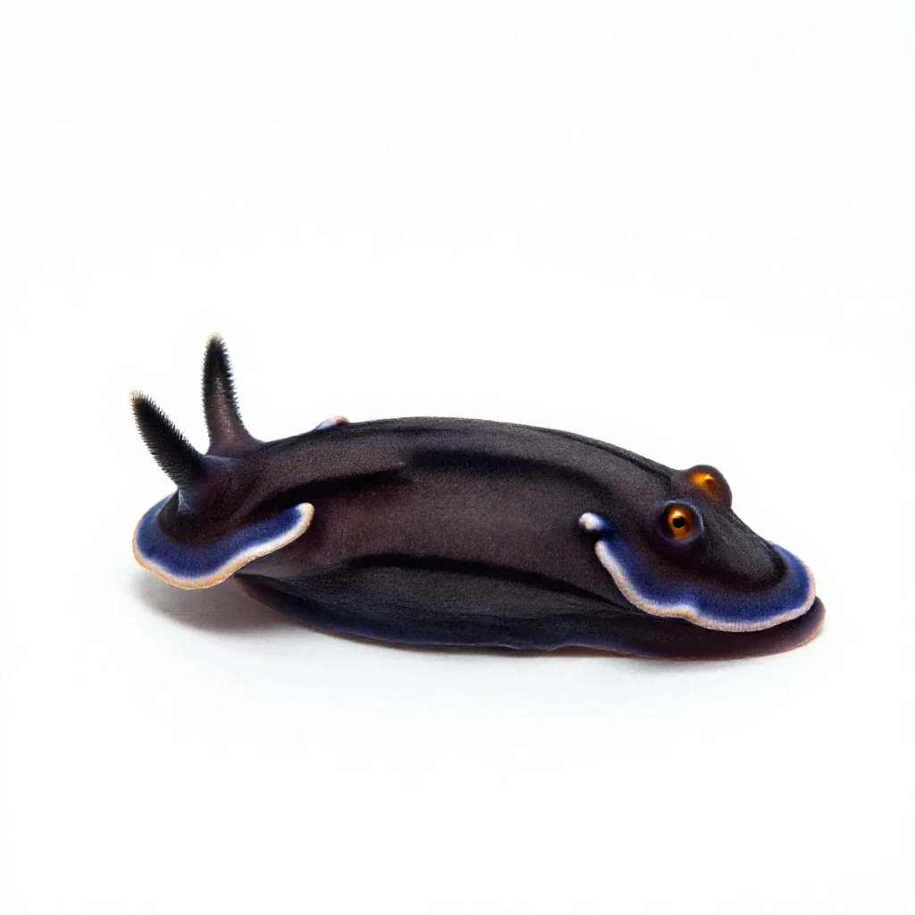 Sea slug isolated on a white background